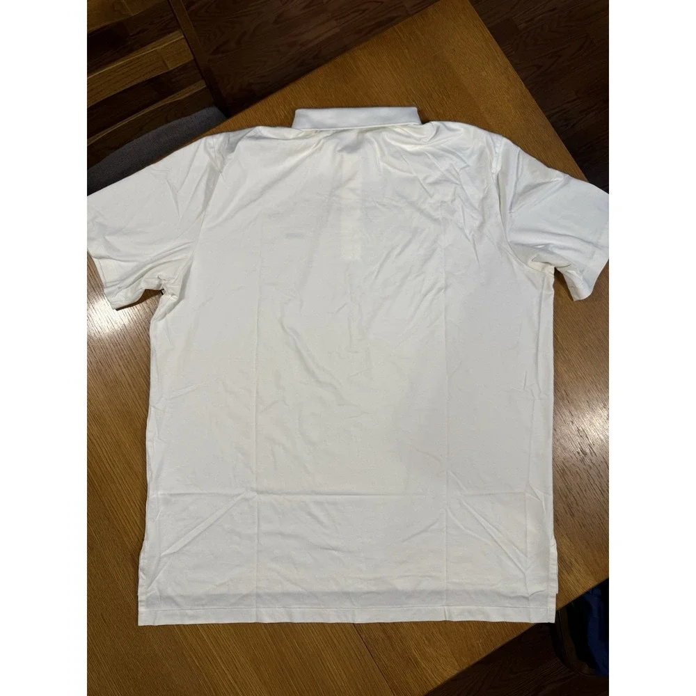 Polo Golf Ralph Lauren Performance Stretch Polo‎ Shirt Men's 2XL White SS Peru